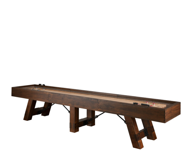 Savannah Shuffleboard Table | 12 & 14 Foot | Sable Finish | American Heritage Billiards