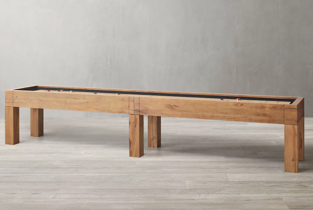 Parsons Shuffleboard | 12 and 14ft | Natural White Oak | Brunswick