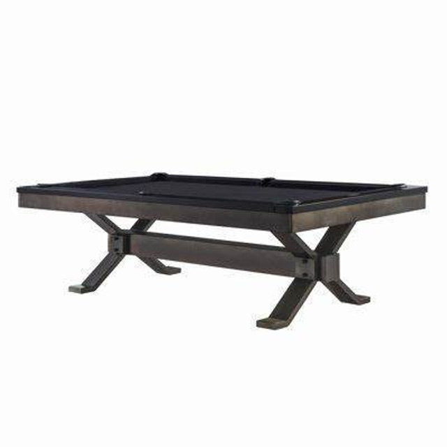 Axton Pool Table | 8 Foot | Steel | Plank & Hide