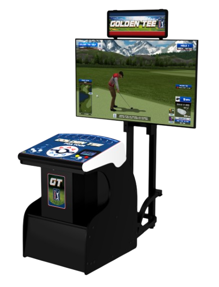 Golden Tee PGA TOUR Showpiece PRO w/Stand | Incredible Technologies