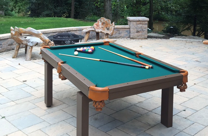 Oasis Pool Table | Outdoor | 7 & 8 Foot | R&R | Olhausen