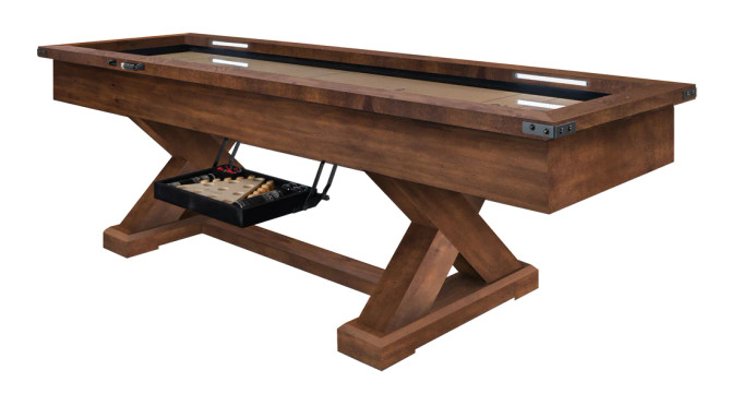 Cumberland Shuffleboard Table | 12 Or 14 Foot | Multi Stain | Legacy