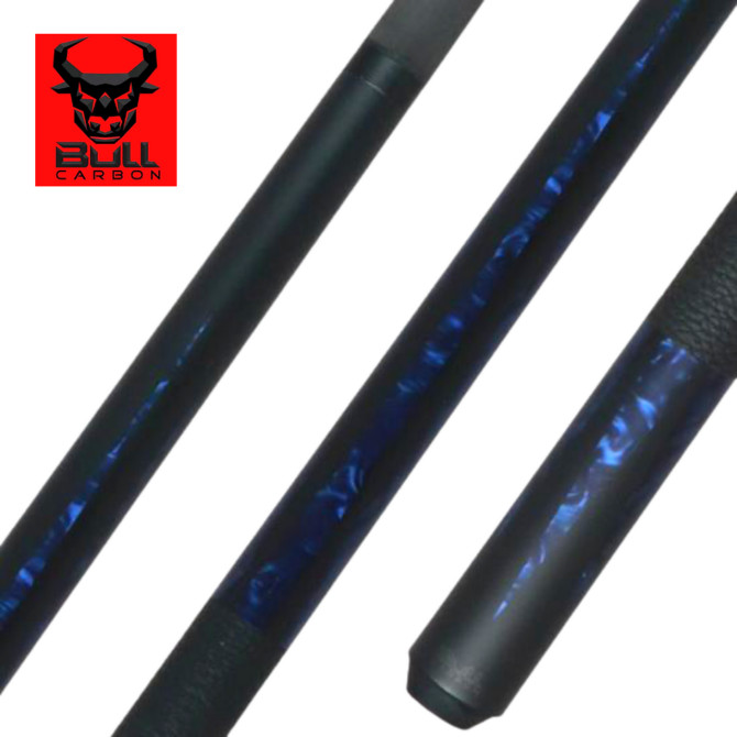 Koda BCL10 Beyond Blue 6pt Cue with Leather Lore Wrap | Bull Carbon | Koda