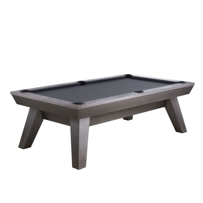 Lennox Steel Pool Table | 8 foot | Gun Metal Grey | Plank and Hide