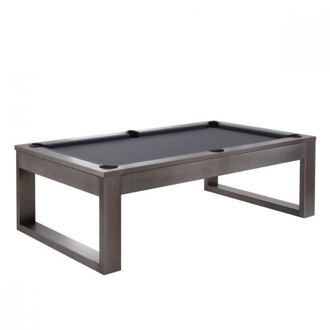 Lexa Steel Pool Table | 8 foot | Gun Metal Grey | Plank and Hide