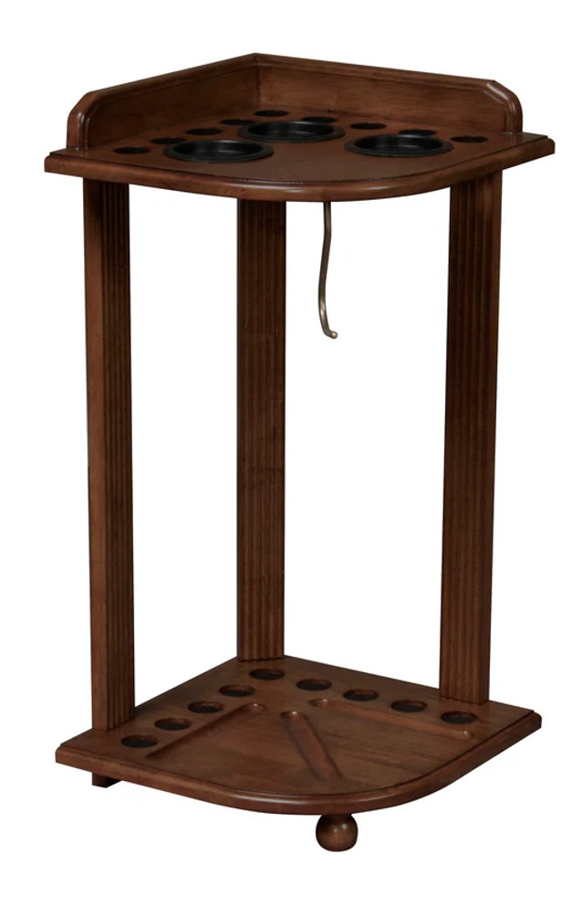 Heritage Corner Cue Rack | Multi Stain | Legacy