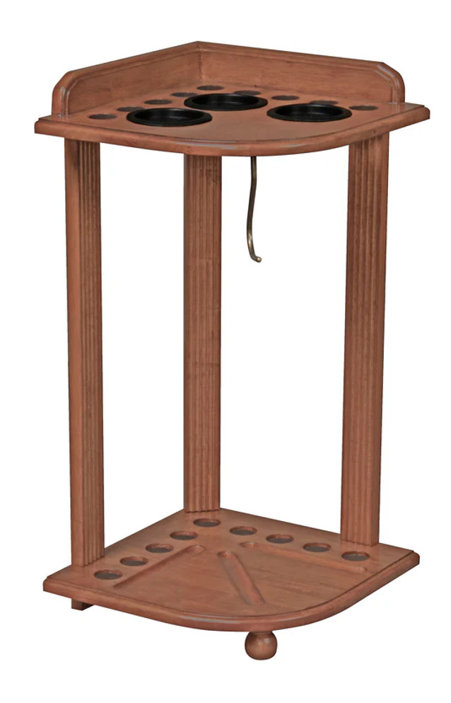 Heritage Corner Cue Rack | Multi Stain | Legacy