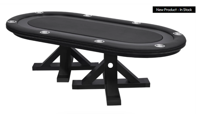 Sterling Texas Hold'em Poker and Dining Table | Multi Stain | Rustic or Modern Series | Legacy Billiards