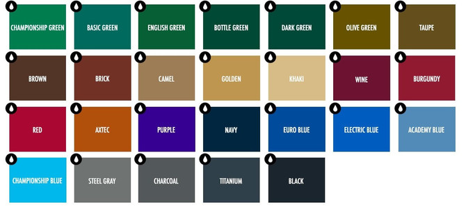 Standard Felt Colors