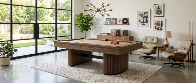 The Rayburn | 8 Foot | Rustic Dark Brown | Brunswick