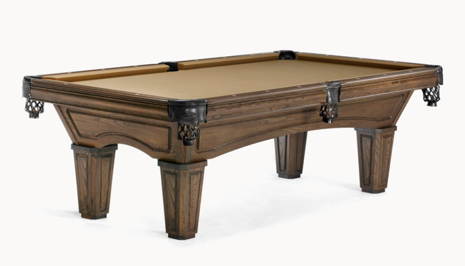 Glenwood Pool Table | 7, 8, & 9 Foot | 5 Stains | 3 Leg Styles | Brunswick