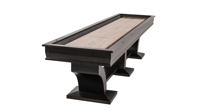 Paxton Shuffleboard Table | 12 or 14 foot | Sable finish |Plank and Hide