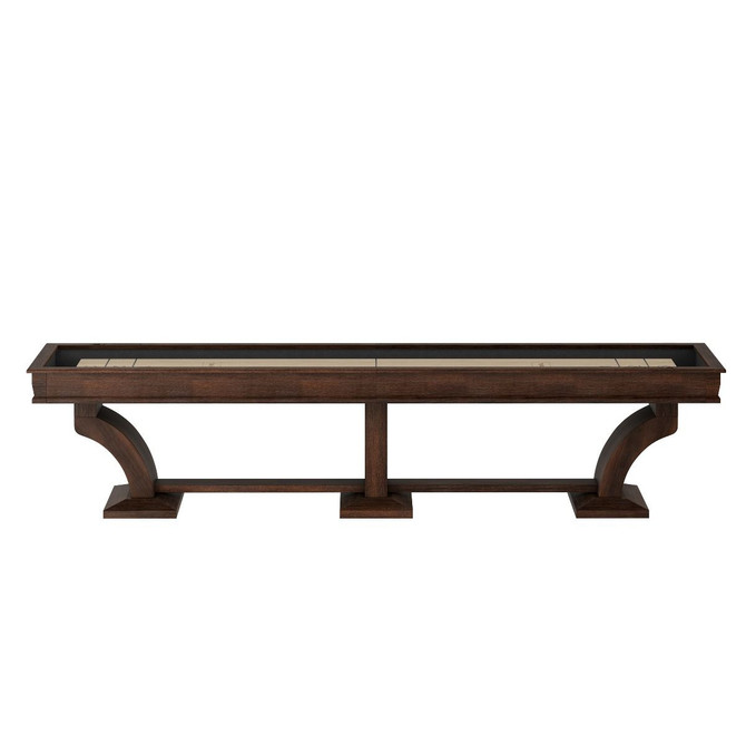 Paxton Shuffleboard Table | 12 or 14 foot | Tobacco finish |Plank and Hide