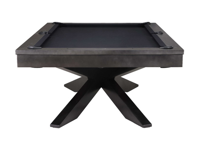 Felix Steel Pool Table | 8 foot | Gun Metal Grey | Plank and Hide | P&H | SKU #28005-Gun