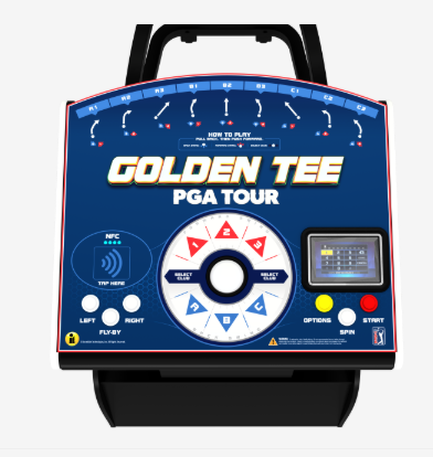 Golden Tee PGA TOUR Showpiece PRO w/Stand | Incredible Technologies