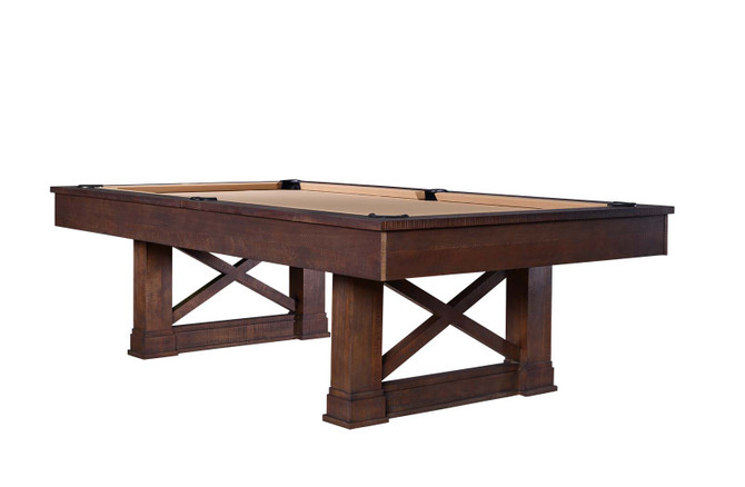 Farmhouse Pool Table | 8 Foot | Cappuccino | American Heritage Billiards