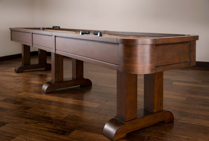 Milan Shuffleboard Table | 12 & 14 Foot | Navajo | American Heritage Billiards