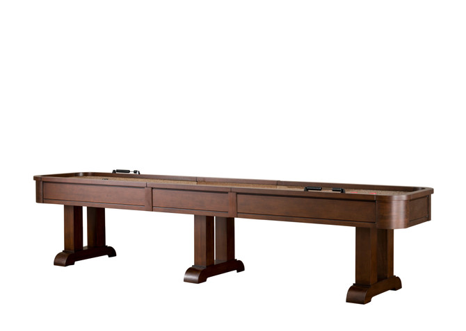 Milan Shuffleboard Table | 12 & 14 Foot | Navajo | American Heritage Billiards
