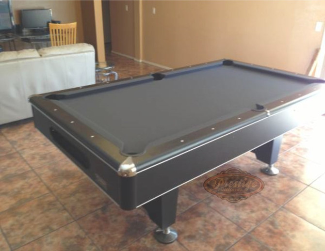 Eliminator Pool Table | 7 or 8 Foot | Black & Chrome | Imperial Int