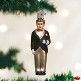 Groom (brunette) ornament