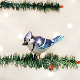 Bright Blue Jay ornament (clip-on)