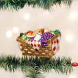 Picnic Basket clip-on ornament