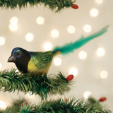 Green Jay ornament (clip-on)