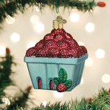 Carton of Raspberries ornament