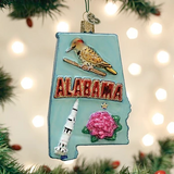 State of Alabama ornament