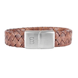 Preston Leather Bracelet - caramel