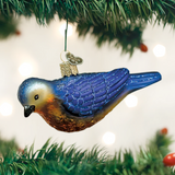 Western Bluebird ornament