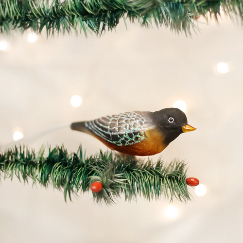 Robin ornament (clip on)