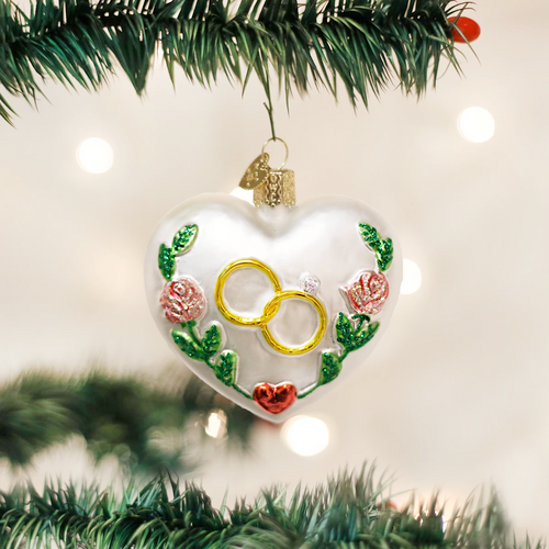 Wedding Heart ornament