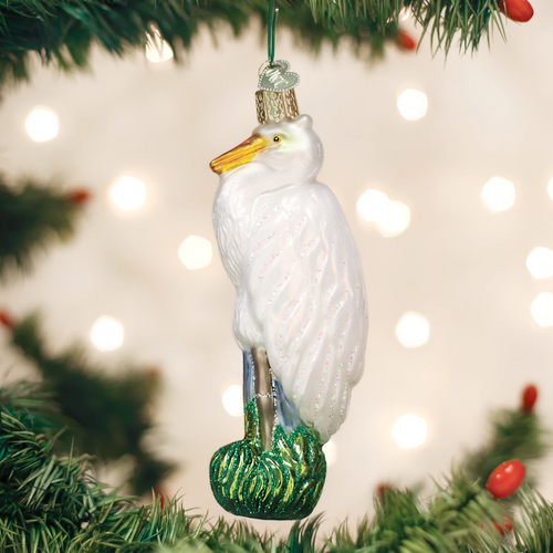 Great Egret ornament