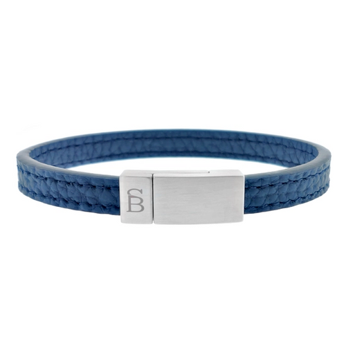 Grady Leather Bracelet - marine