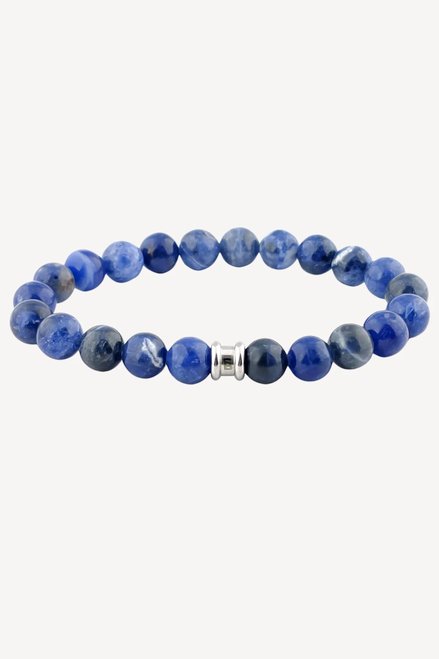 Basic Stone bracelet - Navy
