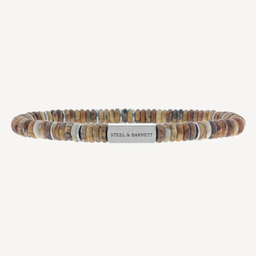 Stones Bracelet Two Tone  bracelet  - matt wood