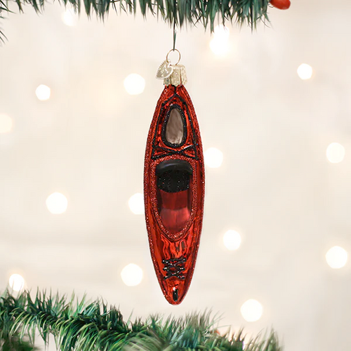 Red Kayak ornament