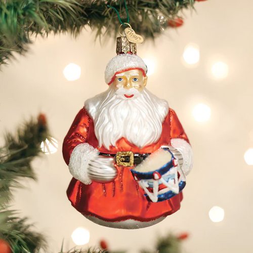 Norman Rockwell Iconic Santa ornament