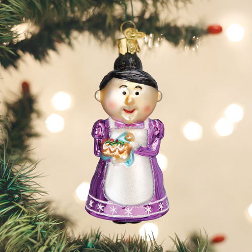 Cheery Mrs. Claus ornament