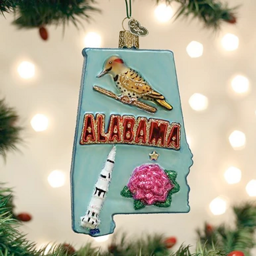 State of Alabama ornament
