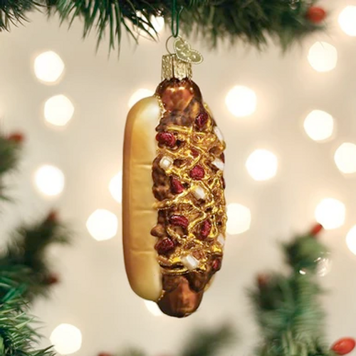Chili Cheese Dog ornament