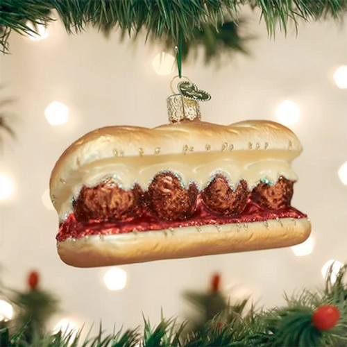 Meatball Sandwich ornament