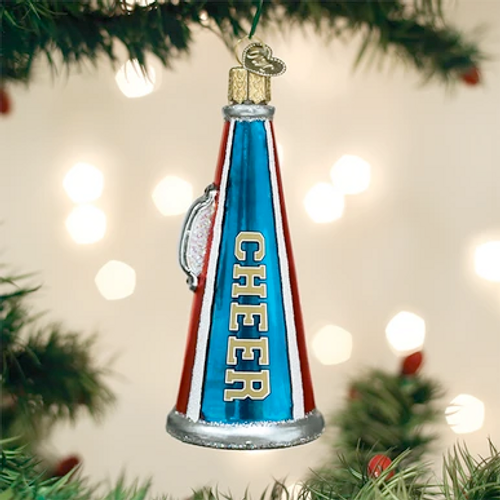 CHEER Megaphone ornament