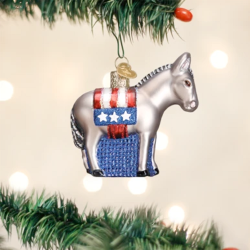 Democratic Donkey ornament