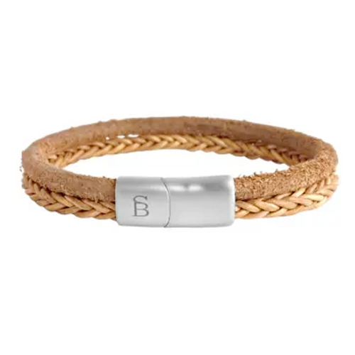Denby Leather Bracelet  - camel
