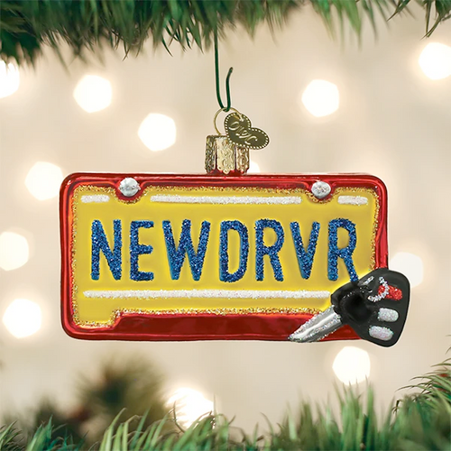New Driver Tag ornament