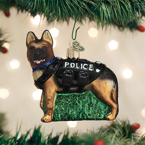 K-9 Dog ornament