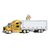 Semi Truck ornament