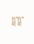 UNOde50 Stand Out Earrings gold